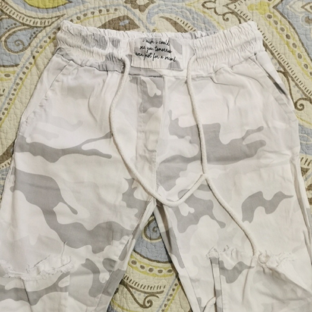 *3 for *$40 item White and Gray Camouflage Pants